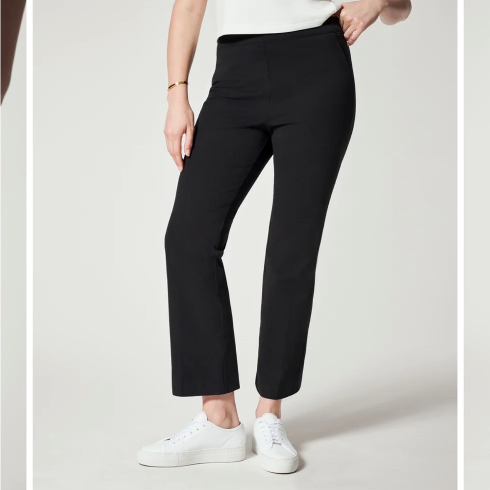 Spanx On-the-Go Kick Flare Pant in black